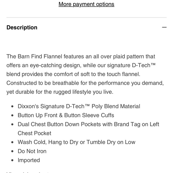 NWOT Dixxon The Barn Find flannel - Picture 6 of 7